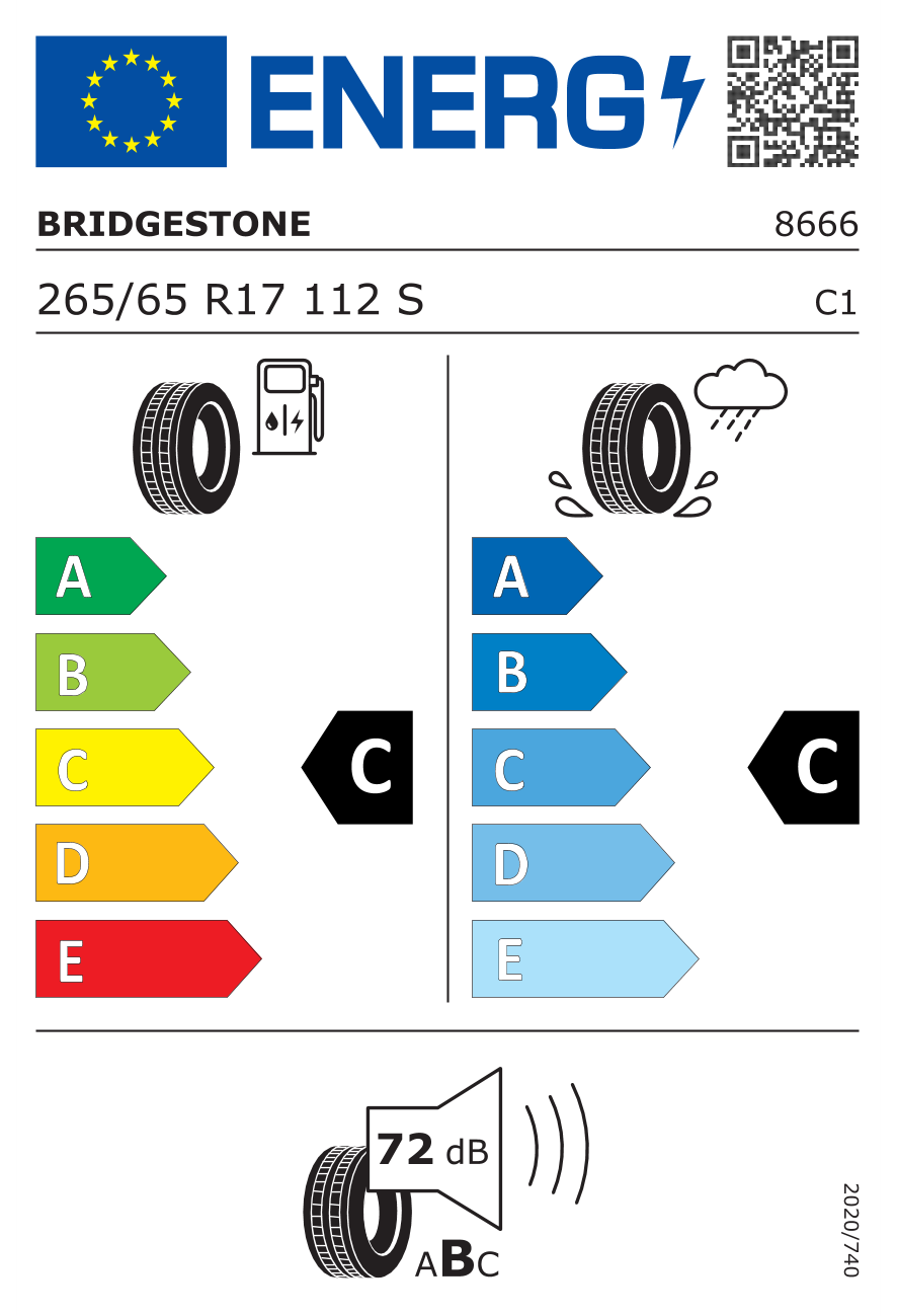 Image of tyre specifications with eprel code 383214